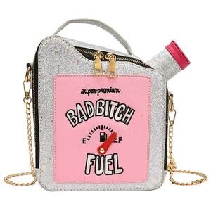 9511 Fashion Sequin Crossbody Bag - Fun Gasoline Handbag Shoulder Bag